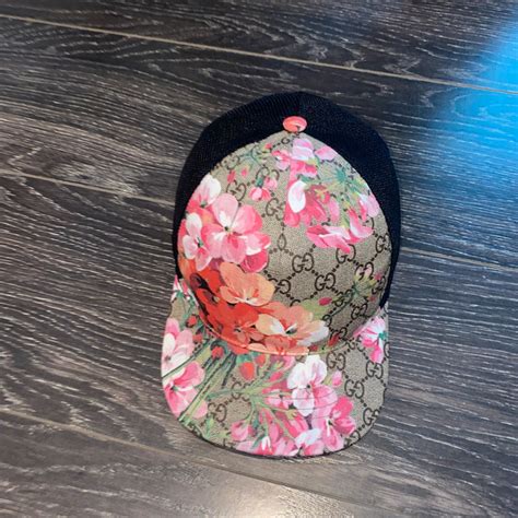 fleur gucci|casquette Gucci fleur.